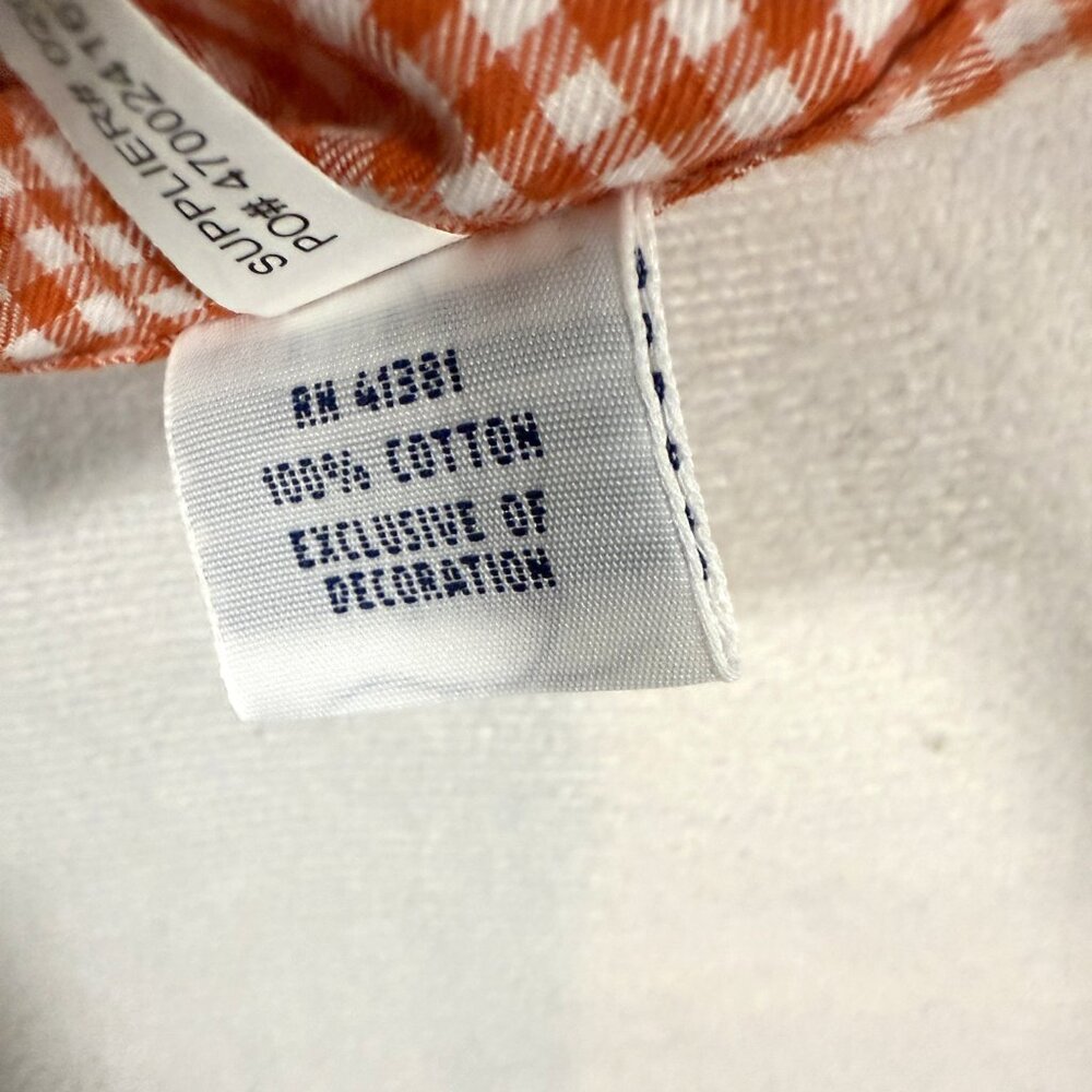 POLO Ralph lauren Button Up Shirt L Brick Red Check 100% Cotton - Picture 8 of 8